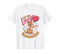 This Girl Loves Kangourous Girls Kangourou Lover T-Shirt