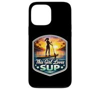 This Girl Loves Sup Lover Woman Standup Paddleboard Cute Coque pour iPhone 13 Pro Max