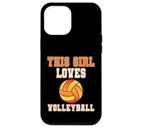 This Girl Loves Volleyball Shirt - Baseball Game Day Coque pour iPhone 12 Pro Max