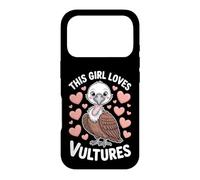 This Girl Loves Vultures Funny Vautour Coque pour iPhone 17 Pro