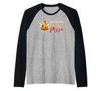 This Girl Makes The Best Pizza Funny Pizza Making Manche Raglan
