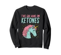 This Girl Runs on Cétones - Régime cétogène - Cétogène drôle Sweatshirt