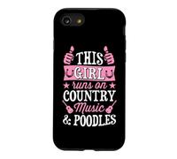 This Girl Runs on Country Music and Caniches Coque pour iPhone SE (2020) / 7/8