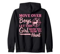 This Girl Show You How to Hunt Deer Hunter Deer Hunter Deer Hunting Sweat à Capuche