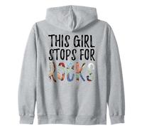 This Girl Stops For Rocks Géologue Géologie Drôle pour Femme Sweat à Capuche