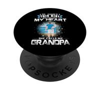 This Girl Who Kinda Stole My Heart She Calls Me Grandpa Dad PopSockets PopGrip Adhésif