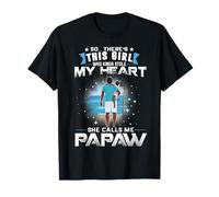 This Girl Who Kinda Stole My Heart She Calls Me Papaw Dad T-Shirt