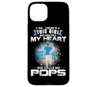 This Girl Who Kinda Stole My Heart She Calls Me Pops Grandpa Coque pour iPhone 15 Plus