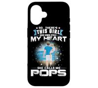 This Girl Who Kinda Stole My Heart She Calls Me Pops Grandpa Coque pour iPhone 16