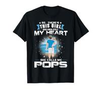 This Girl Who Kinda Stole My Heart She Calls Me Pops Grandpa T-Shirt