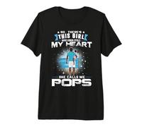 This Girl Who Kinda Stole My Heart She Calls Me Pops T-Shirt Haut de Gamme