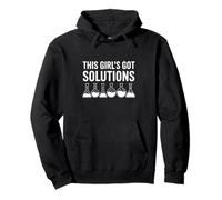 This Girl's Got Solutions Drôle Chimie Science pour Femme Sweat à Capuche