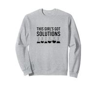 This Girl's Got Solutions Drôle Science Chimie pour Femme Sweatshirt