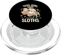 This Girls Loves Sloths' pour Adolescentes PopSockets PopGrip pour MagSafe
