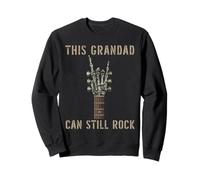 This Grandad Can Still Rock on Skeleton Hand Guitare Sweatshirt