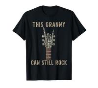 This Granny Can Still Rock on Skeleton Hand Guitare T-Shirt