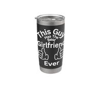 This Guy Has The Best Girlfriend Ever Family Liens Fun Gobelet isotherme en acier inoxydable double paroi