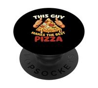 This Guy Makes The Best Pizza - Chef Boulanger Amateur de Cuisine PopSockets PopGrip Adhésif