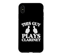 This Guy Plays Clarinette Two Thumbs Coque pour iPhone XS Max