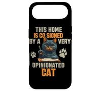 This Home is CO Signed by A Very Opinionated Cat Coque pour iPhone Air