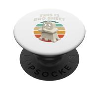 This is Boo Sheet - Fantôme, rétro, Building Block, Halloween PopSockets PopGrip Adhésif