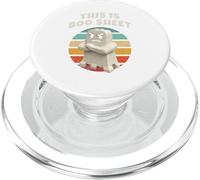 This is Boo Sheet - Fantôme, rétro, Building Block, Halloween PopSockets PopGrip pour MagSafe