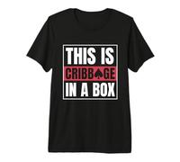 This is Cribbage in A Box Jeu de Cartes de Jeu de société Crib Cribbage T-Shirt Haut de Gamme