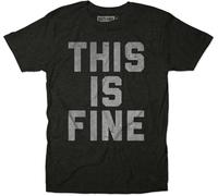 This is Fine Funny Sarcastic Tri-Blend Unisex T-Shirt(Medium)