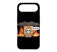 This is Fine Meme Funny Cute Kawaii Sloth Room on Fire Coque pour iPhone Air