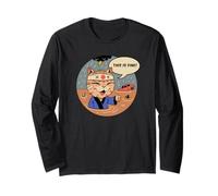 This is Fine Meowster - Drôle de Chat samouraï Manche Longue