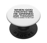 This is Going to Be Fun (Drôle) PopSockets PopGrip Adhésif