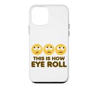 This is How Eye Roll Funny Cartoon Eye Roll Emoticônes Coque pour iPhone 12 Mini