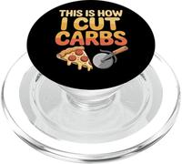 This is How I Cut Carbs Amateur de Pizza |- PopSockets PopGrip pour MagSafe