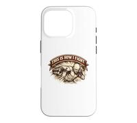 This is How I Fight Fighter Entraînement Gym Combat Cadeau Coque pour iPhone 16 Pro
