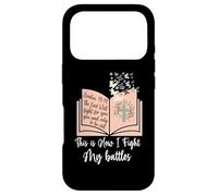 This is How I Fight My Battles - Bible Jésus Croix Chrétienne Coque pour iPhone 17 Pro