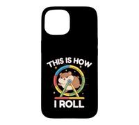 This is How I Roll Adorable Hamster dans Sa Roue Kawaii Coque pour iPhone 15
