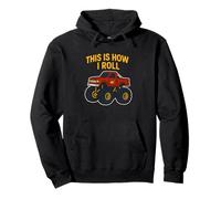 This Is How I Roll Fun Monster Truck pour garçons Sweat à Capuche