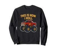 This Is How I Roll Fun Monster Truck pour garçons Sweatshirt