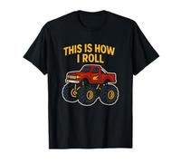 This Is How I Roll Fun Monster Truck pour garçons T-Shirt