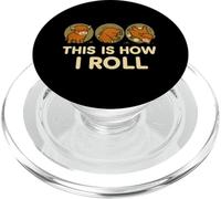 This is How I Roll Funny Highland Cow, Retro Western PopSockets PopGrip pour MagSafe
