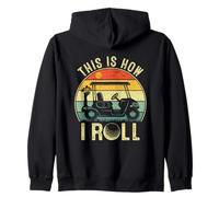 This is How I Roll Golf Style Vintage Sweat à Capuche