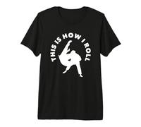 This is How I Roll Judo Drôle Judo Heartbeat Martial Art T-Shirt Haut de Gamme