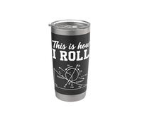This Is How I Roll Physics Formula Science Teacher Nerd Maths Gobelet isotherme en acier inoxydable double paroi