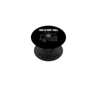 This is How I Roll Physics Formula Science Teacher Nerd Maths PopSockets PopGrip Adhésif