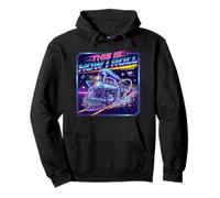 This is How I Roll Retro Synthwave Train Années 80 Vaporwave Sweat à Capuche
