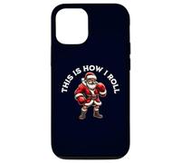 This is How I Roll Santa Boxer Arts Martiaux Boxe de Noël Coque pour iPhone 12/12 Pro