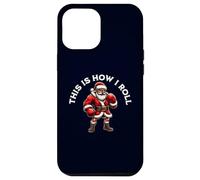 This is How I Roll Santa Boxer Arts Martiaux Boxe de Noël Coque pour iPhone 12 Pro Max