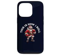 This is How I Roll Santa Boxer Arts Martiaux Boxe de Noël Coque pour iPhone 13 Pro