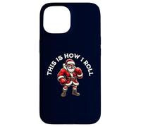 This is How I Roll Santa Boxer Arts Martiaux Boxe de Noël Coque pour iPhone 15