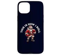 This is How I Roll Santa Boxer Arts Martiaux Boxe de Noël Coque pour iPhone 15 Plus